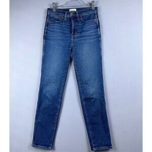 Madewell Stovepipe Jeans Womens Size 28 Medium Indigo Wash Blue